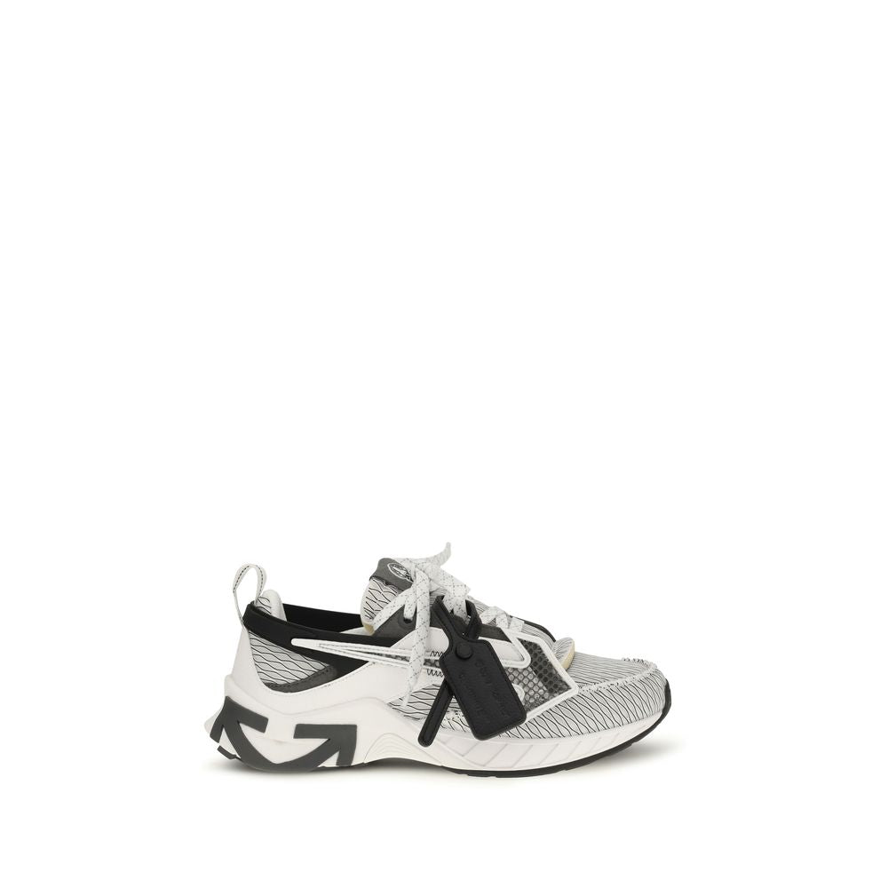 Off-White Fabric Athletic Sneakers