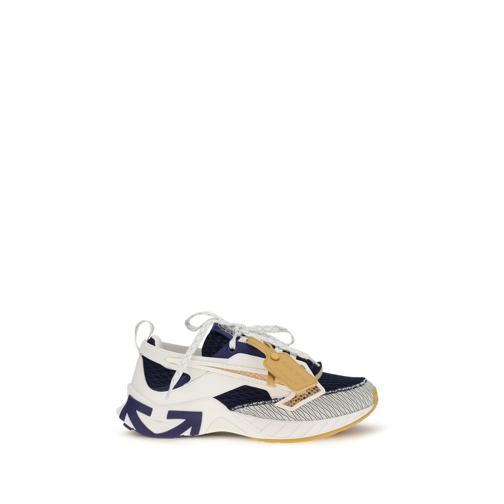 Off-White Fabric Athletic Sneakers