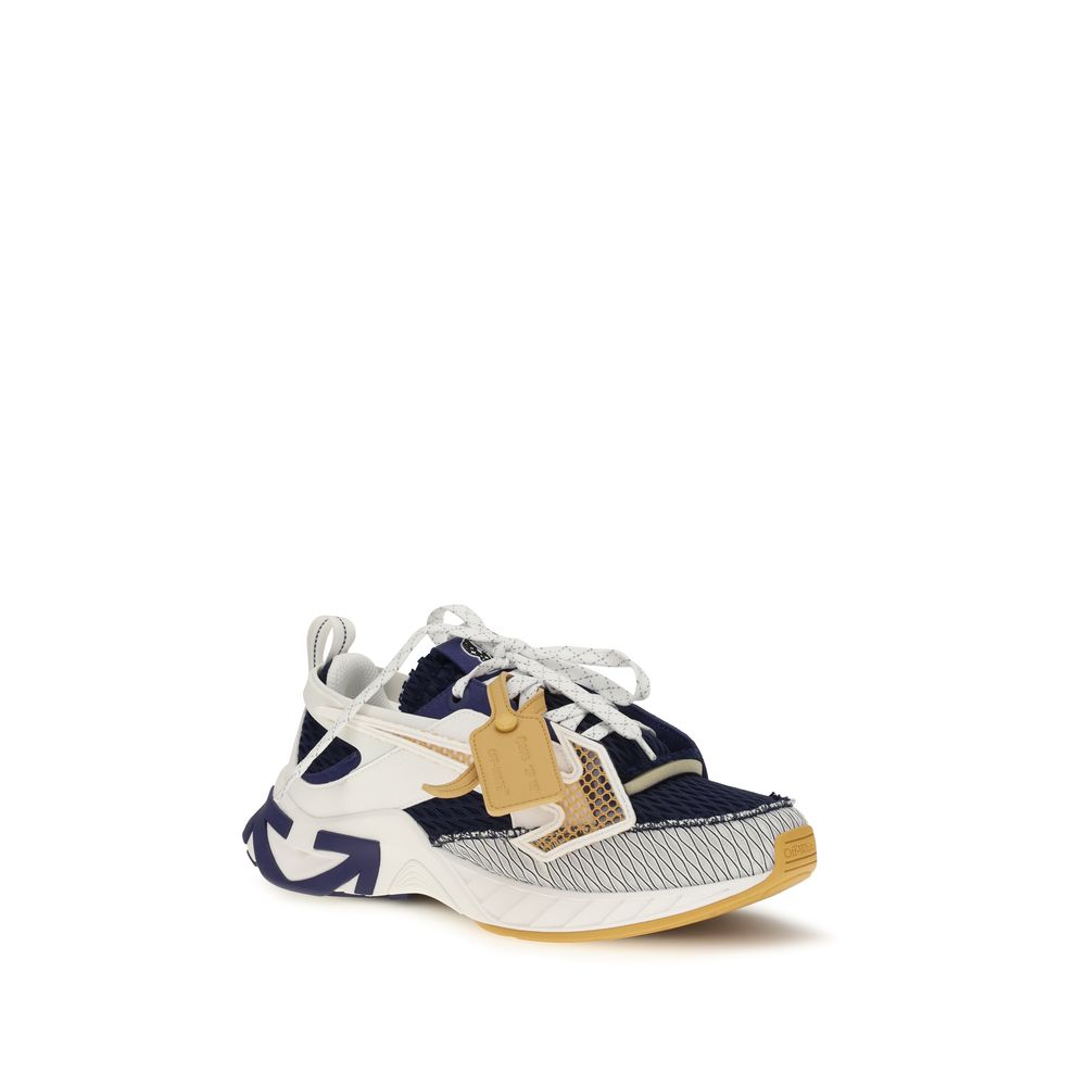 Off-White Fabric Athletic Sneakers