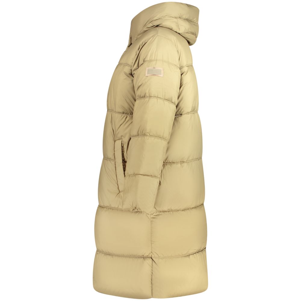 Pepe Jeans Green Women Jacket with Hood and Pockets