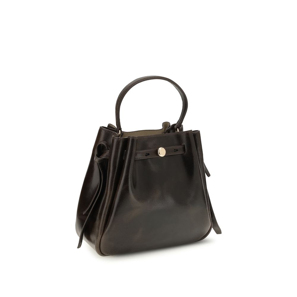 Tory Burch Brown Leather Backet Bag