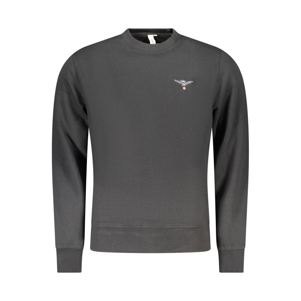 Accademia Militare Black Cotton Men's Sweatshirt