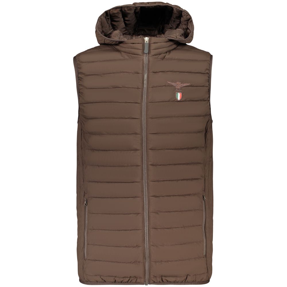 Accademia Militare Brown Sleeveless Jacket