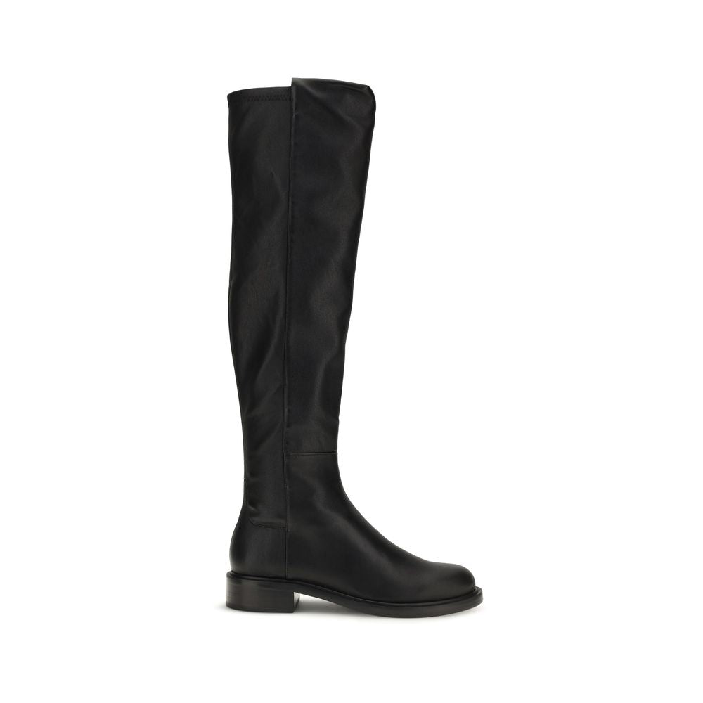 Stuart Weitzman Black Napa Leather / Over The Knee