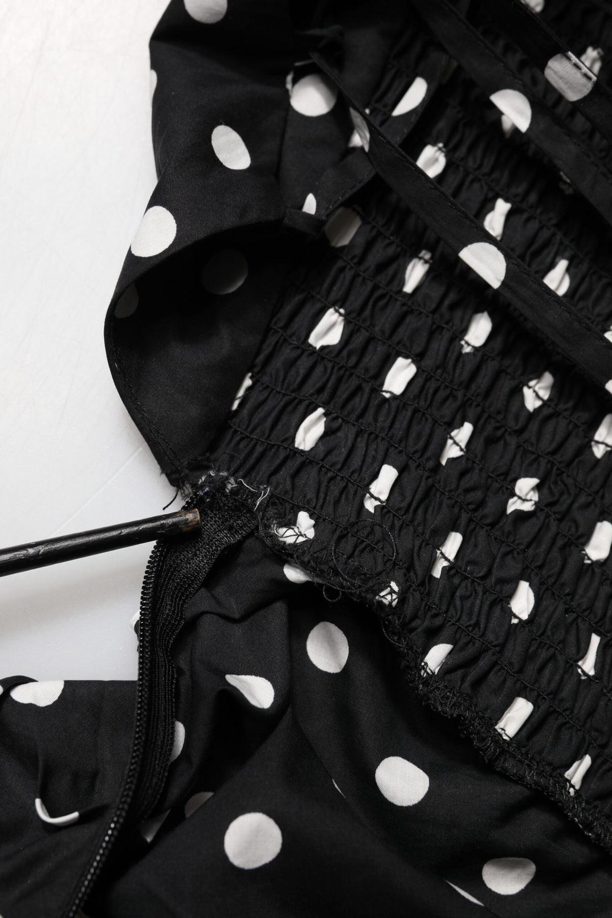 Pre-Owned Patrizia Pepe Black White Polka Dot Short Sleeves Mini Dress Women's