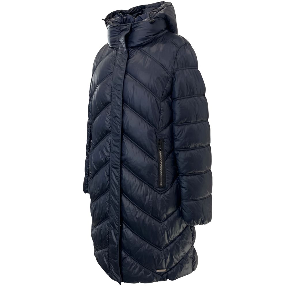 Baldinini Trend Blue Nylon Women Jacket