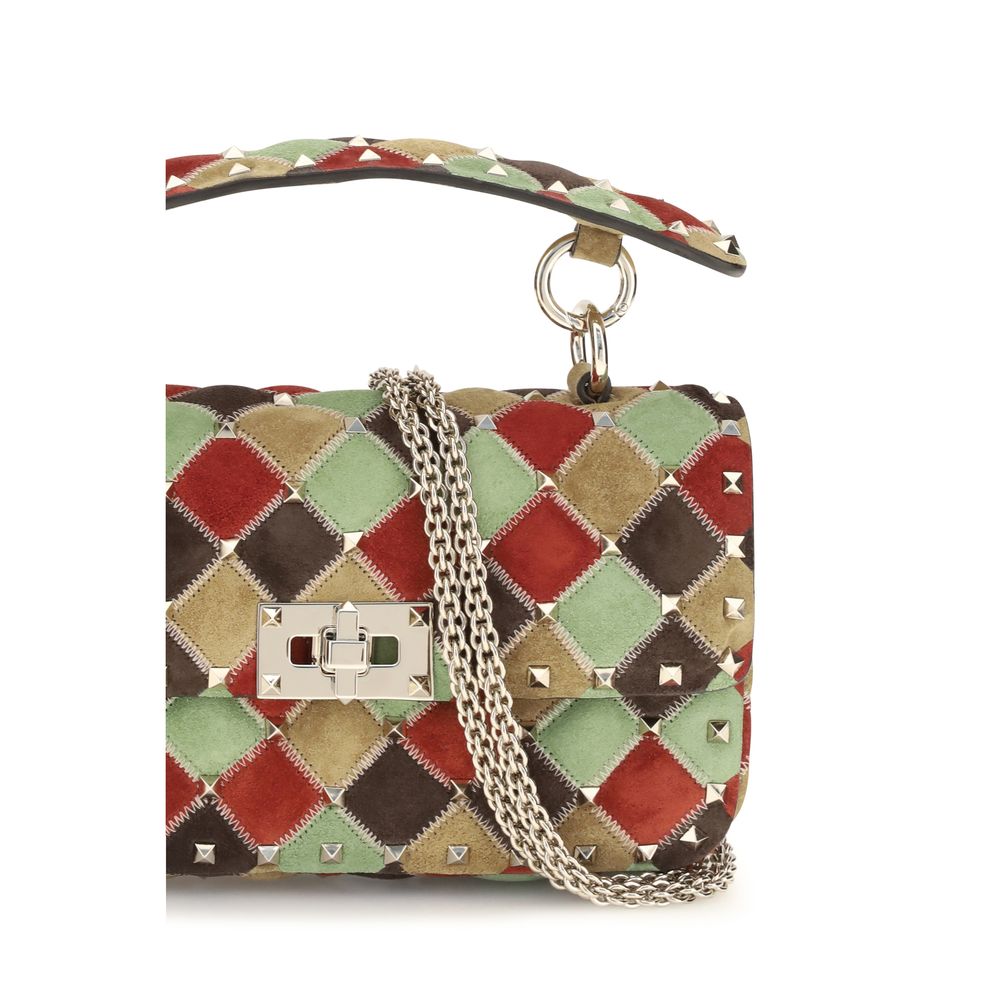 Valentino Garavani Suede Leather Shoulder Bag