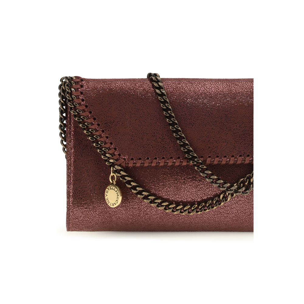Stella McCartney Burgundy Vegan Leather Shoulder Bag
