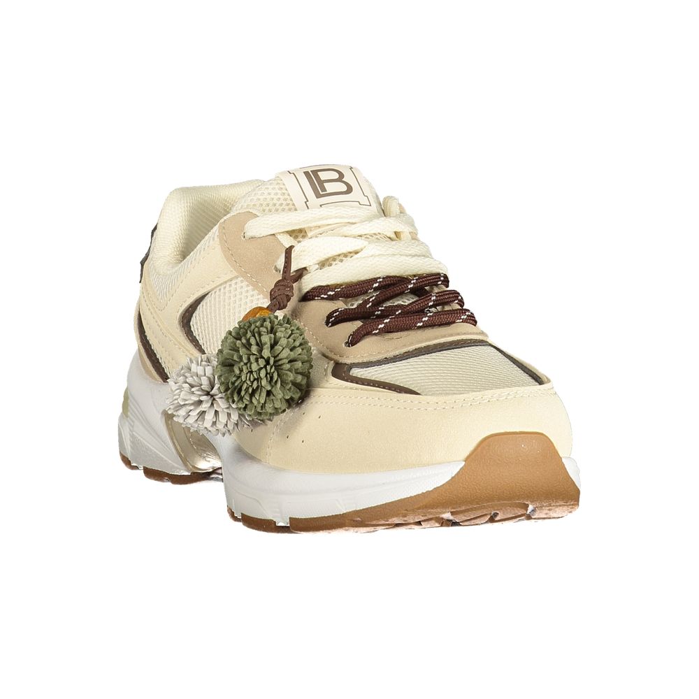 Laura Biagiotti Beige Womens Sneaker