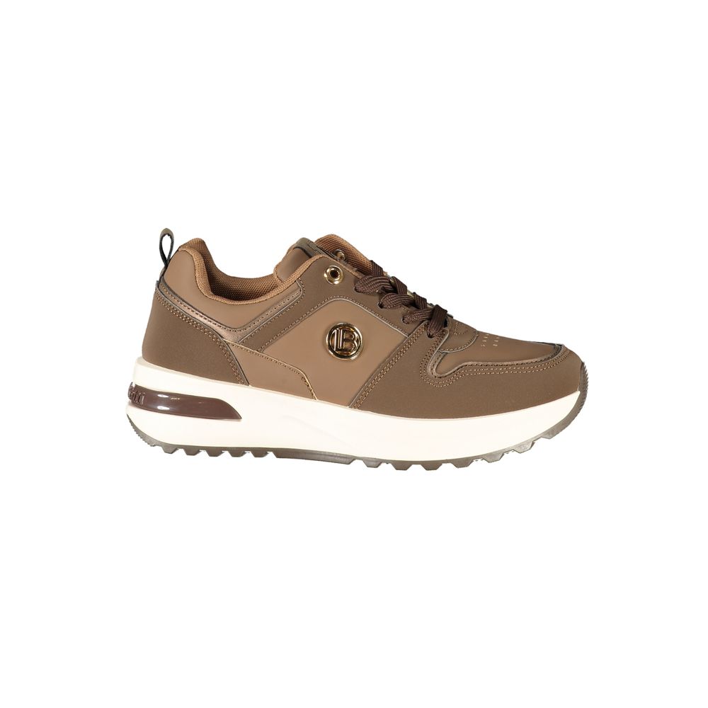 Laura Biagiotti Brown Womens Sneaker