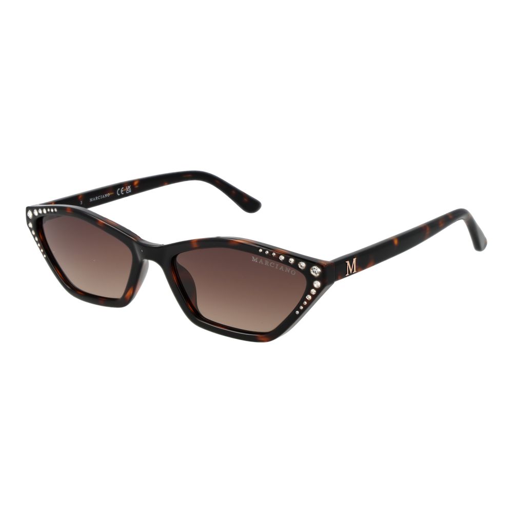 Marciano by Guess Brown Plastic Sunglasses