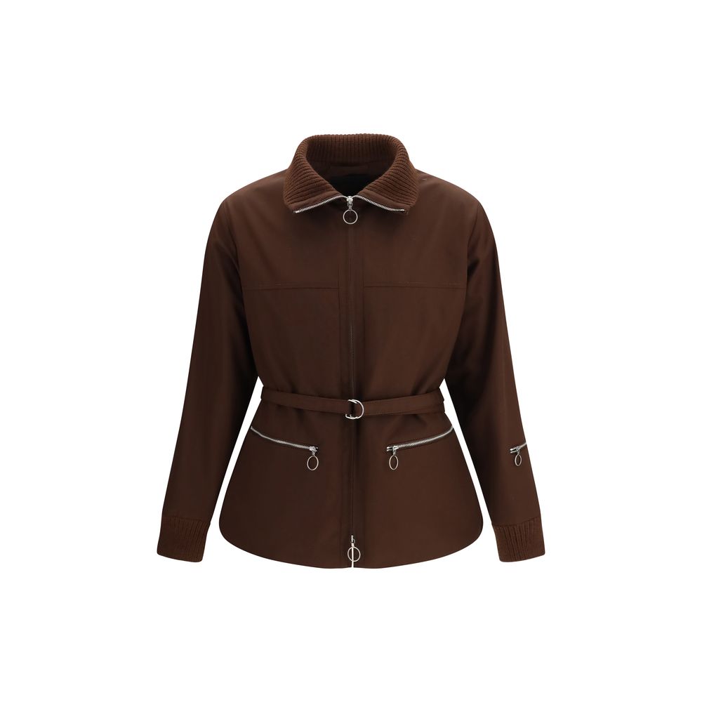 Prada Brown Full-Length Jacket