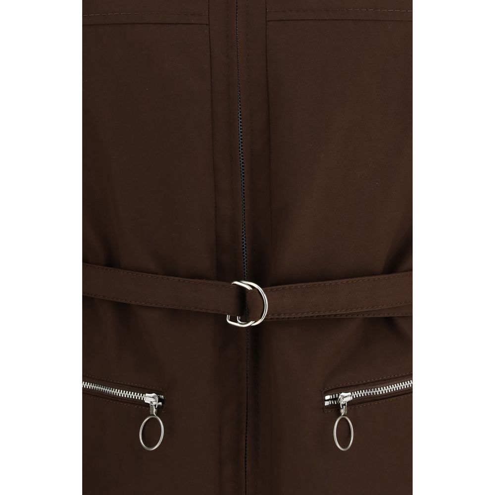 Prada Brown Full-Length Jacket