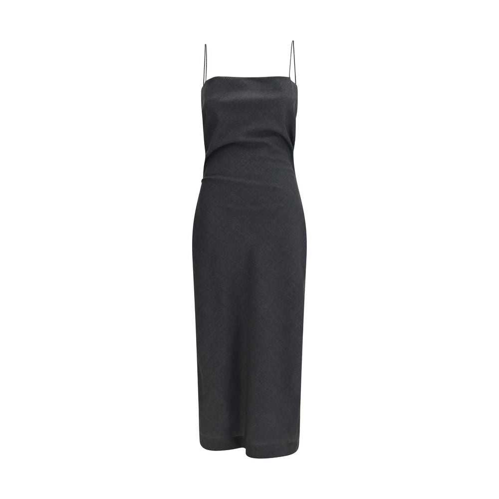 Calvin Klein Gray Wool Cocktail Dress