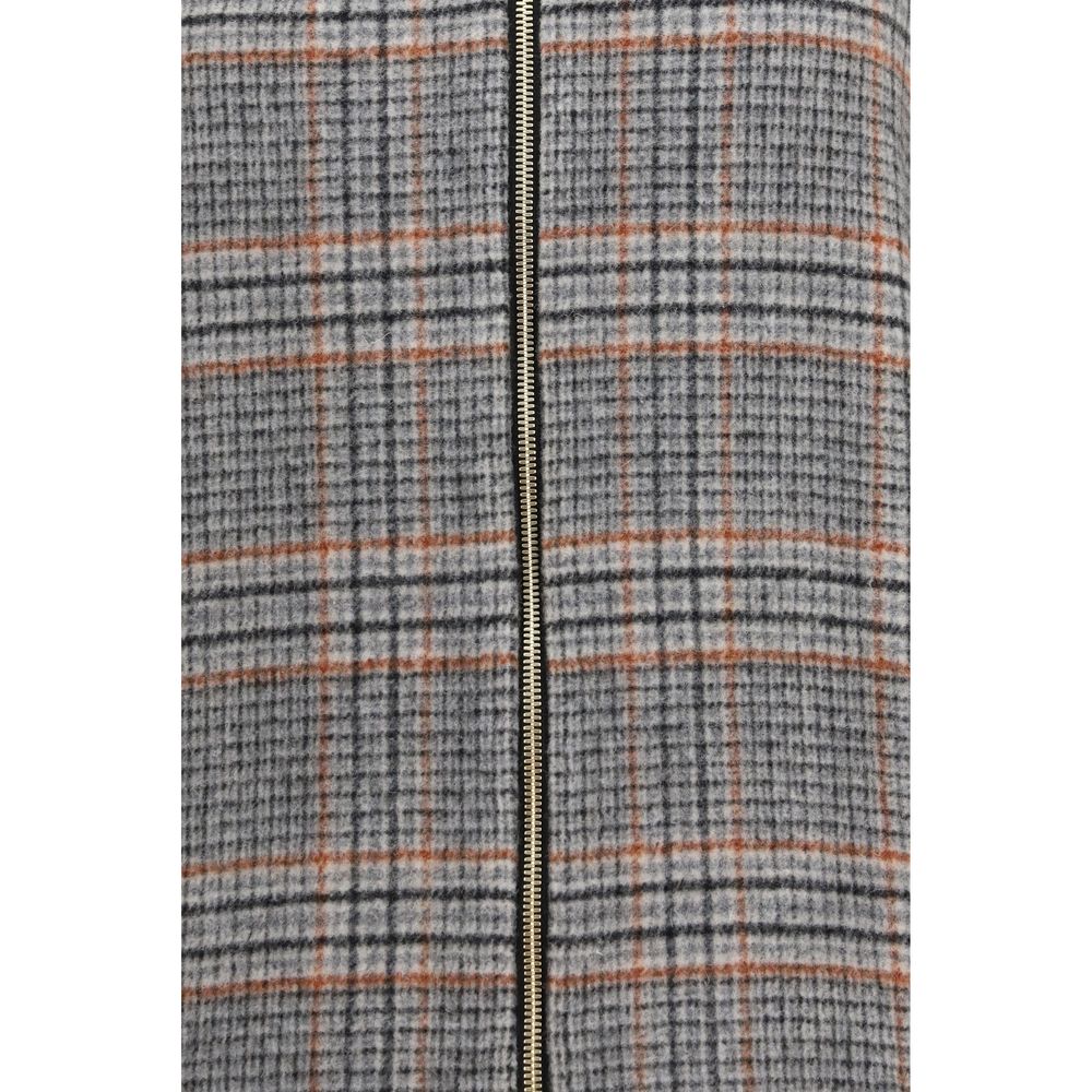Darkpark Gray Wool Bomber