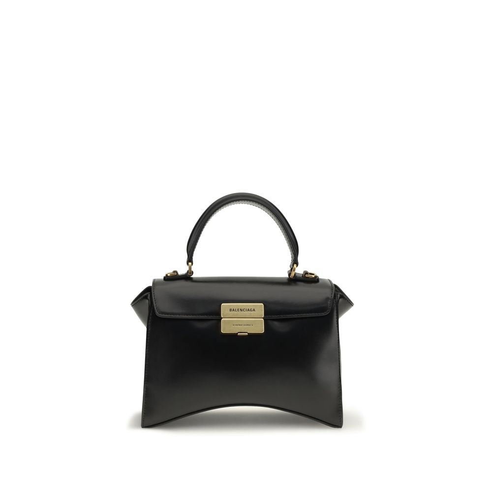 Balenciaga Black Leather Shoulder Bag