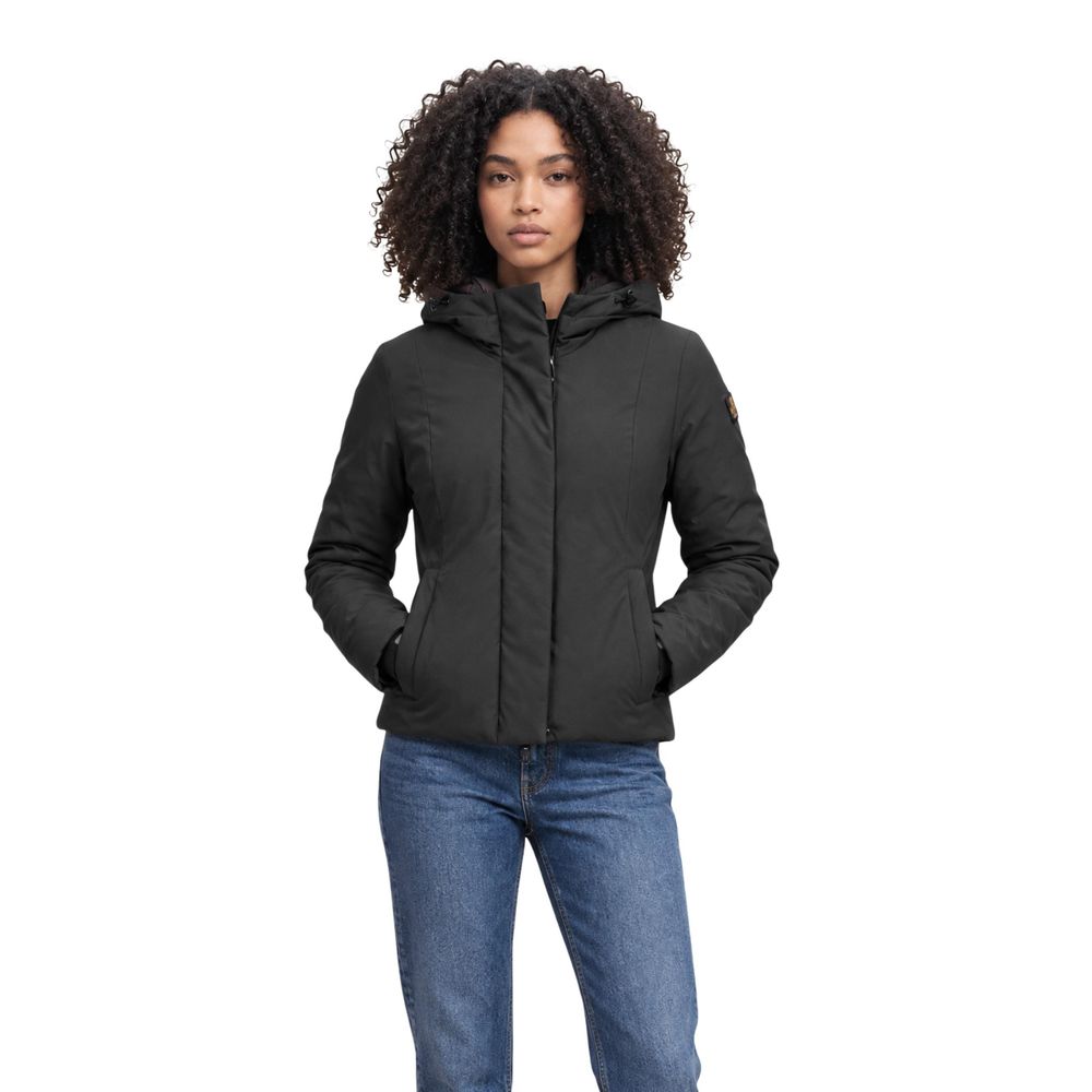 Refrigiwear Black Polyester Full-Length Jacket