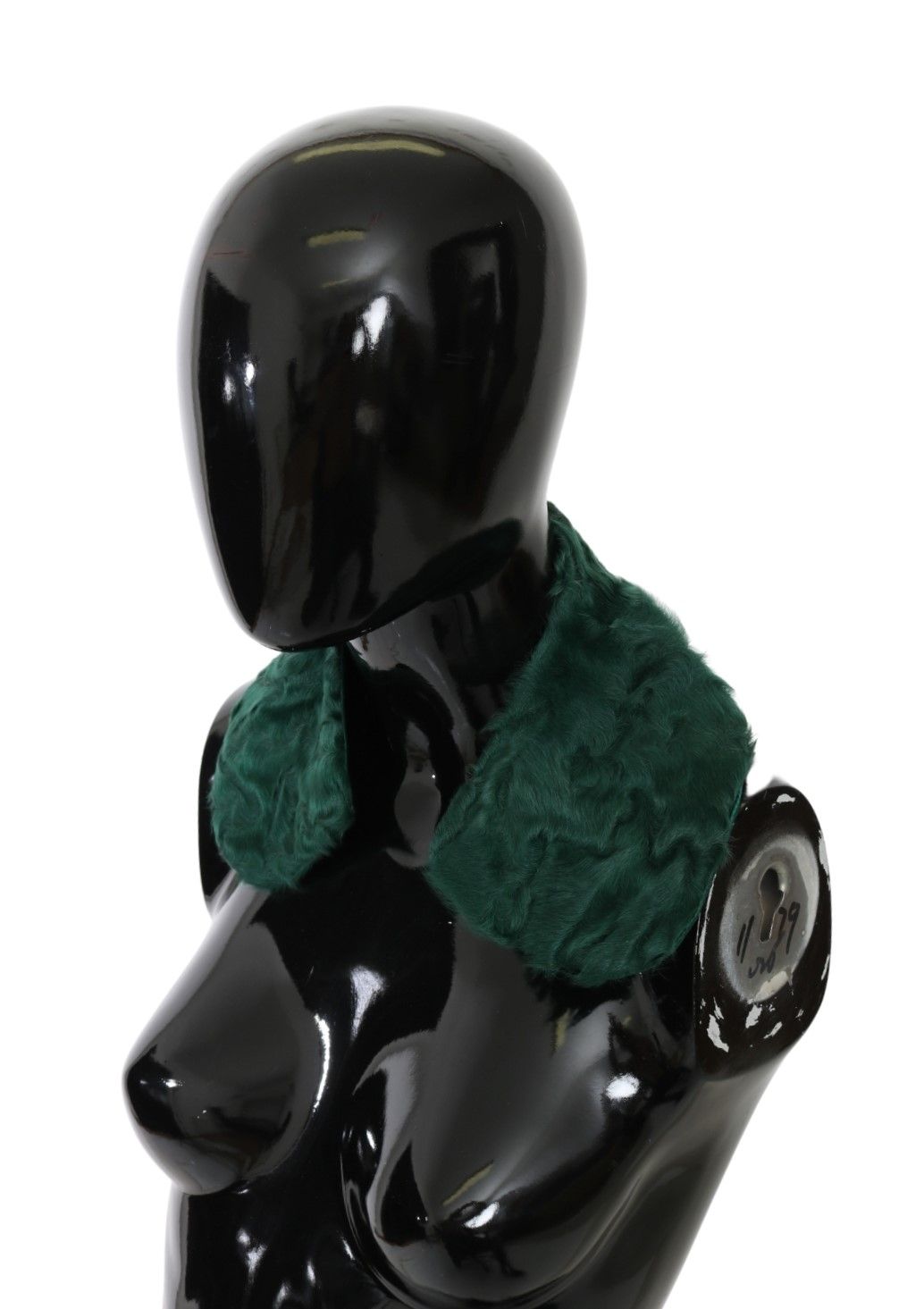 Dolce & Gabbana Green Fur Shoulder Collar Wrap Leather Scarf - PreLoved & Luxe