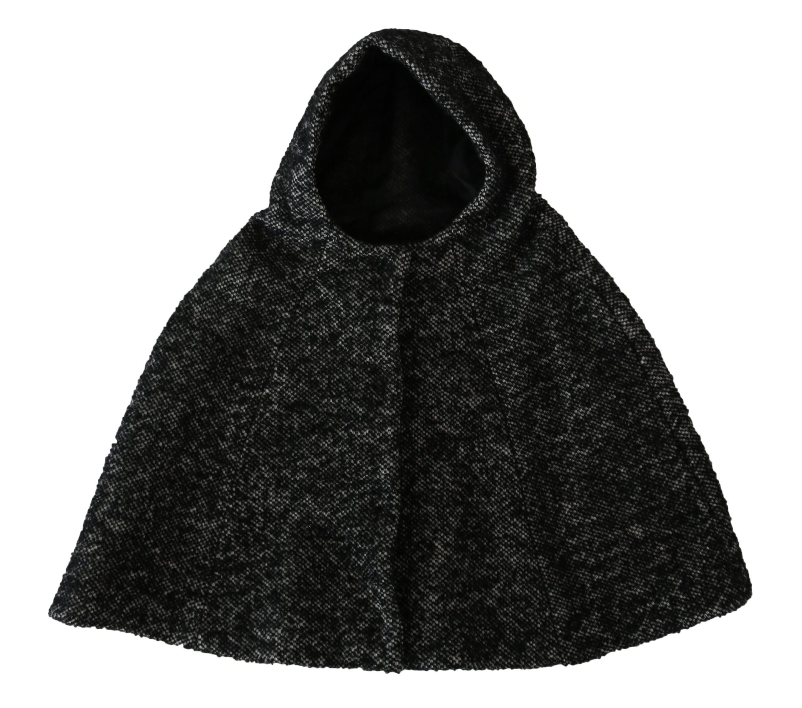 Dolce & Gabbana Gray Tweet Wool Kaftan Jacket Coat Top