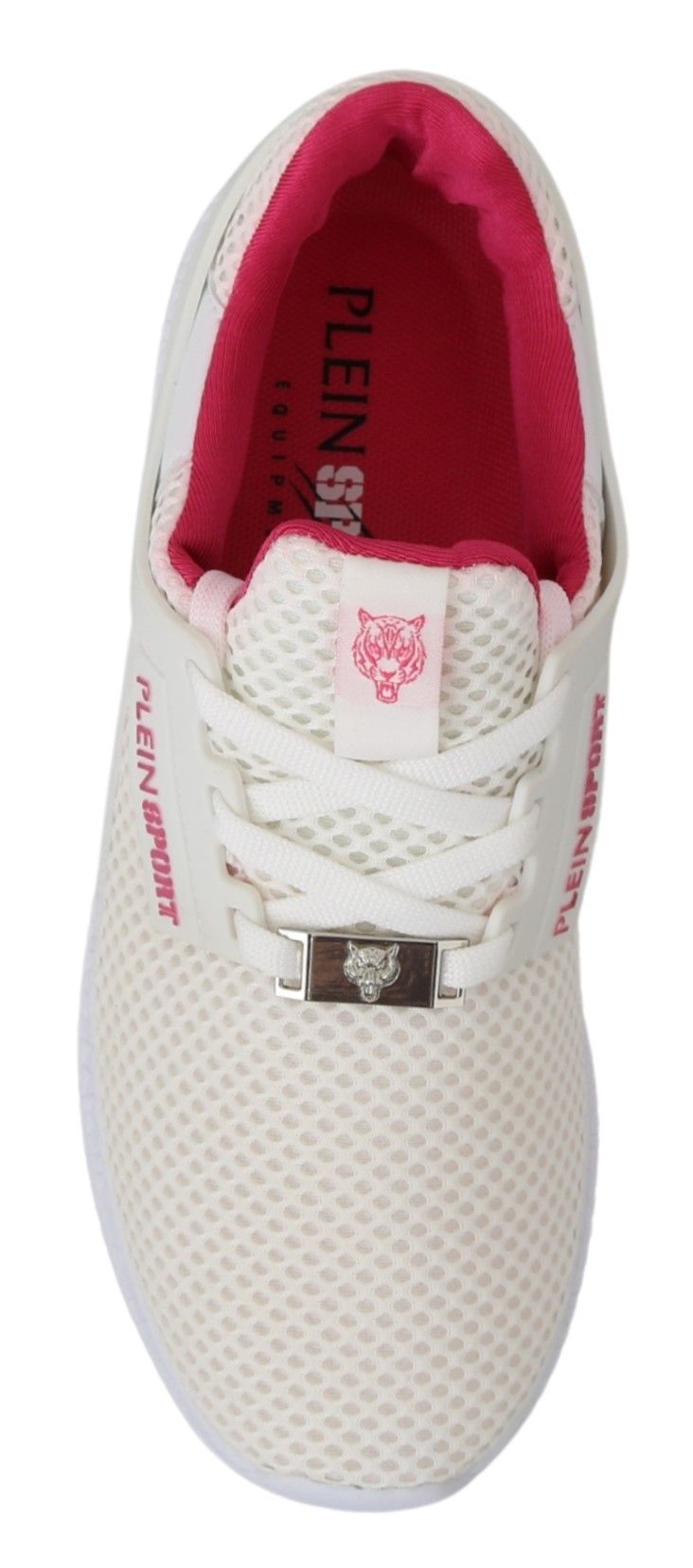 New Philipp Plein White Pink Becky Sneakers Shoes