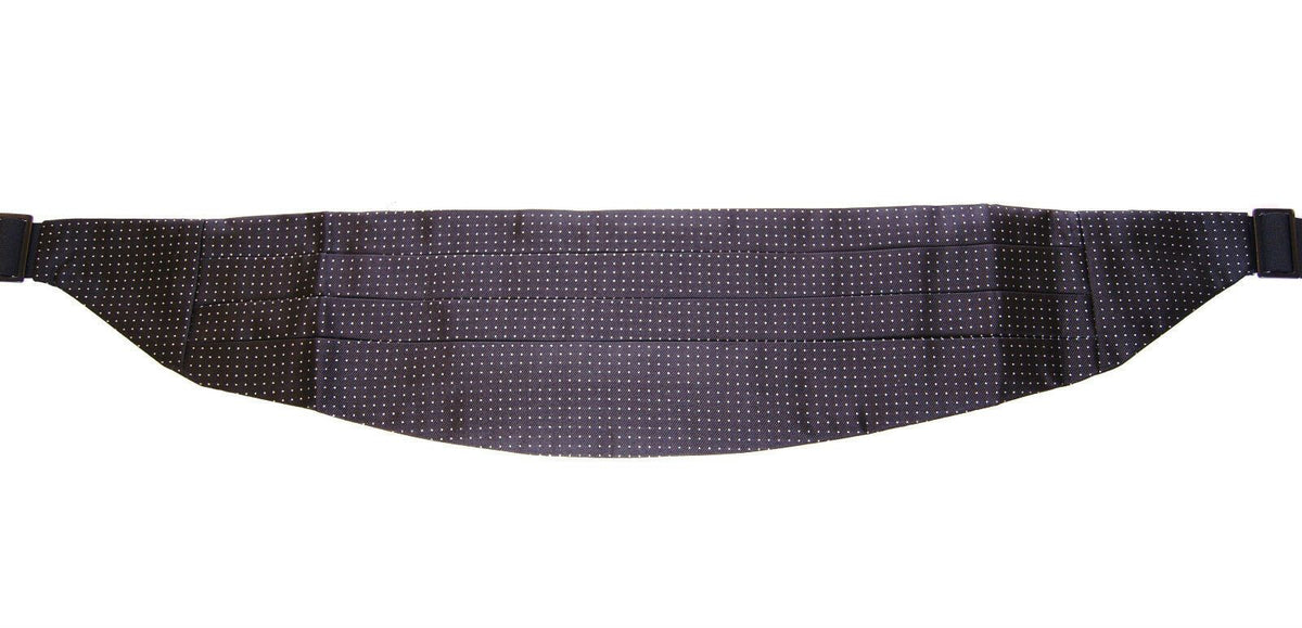 New Dolce & Gabbana Black Waist Smoking Tuxedo Cummerbund Belt