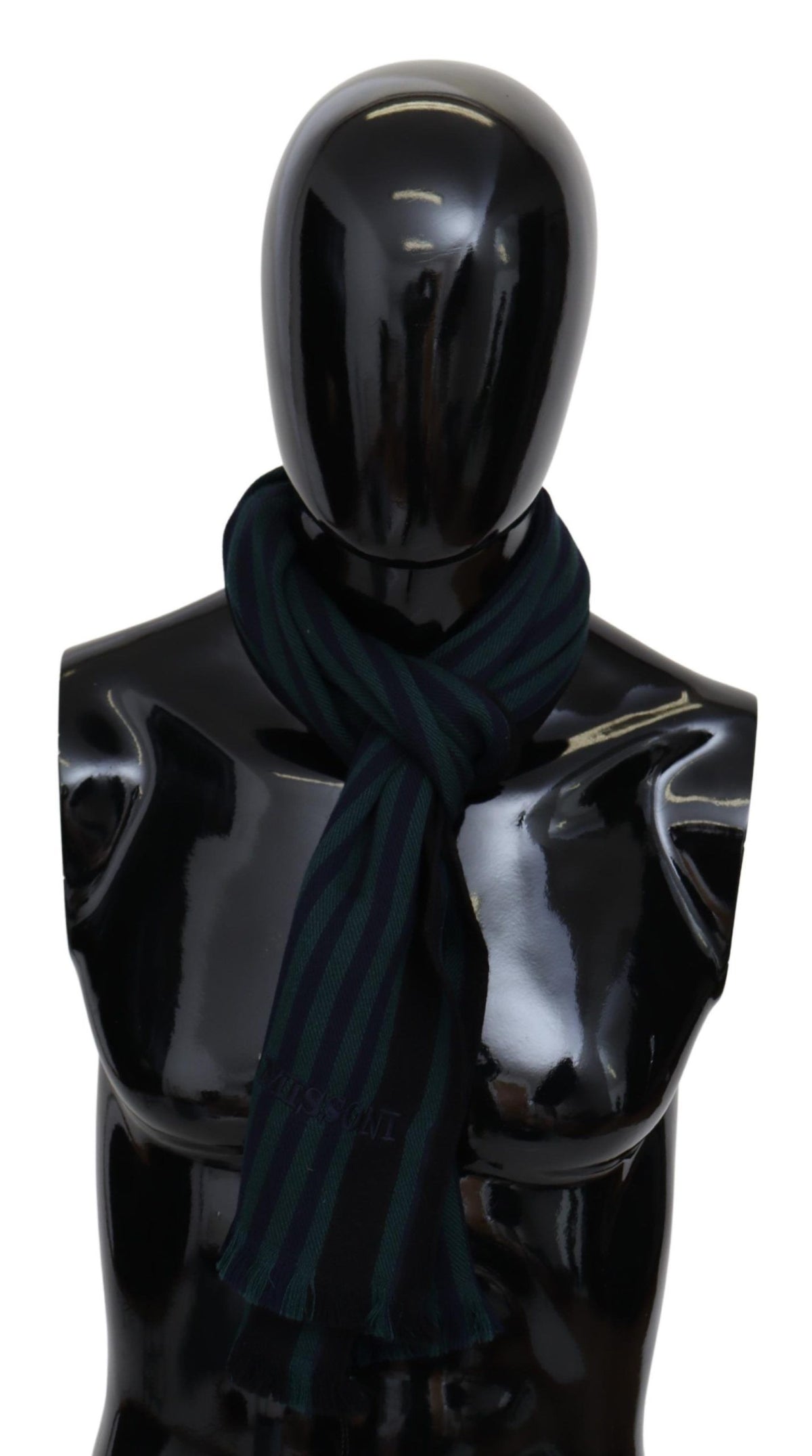 New Missoni Striped Wool Unisex Neck Wrap Shawl