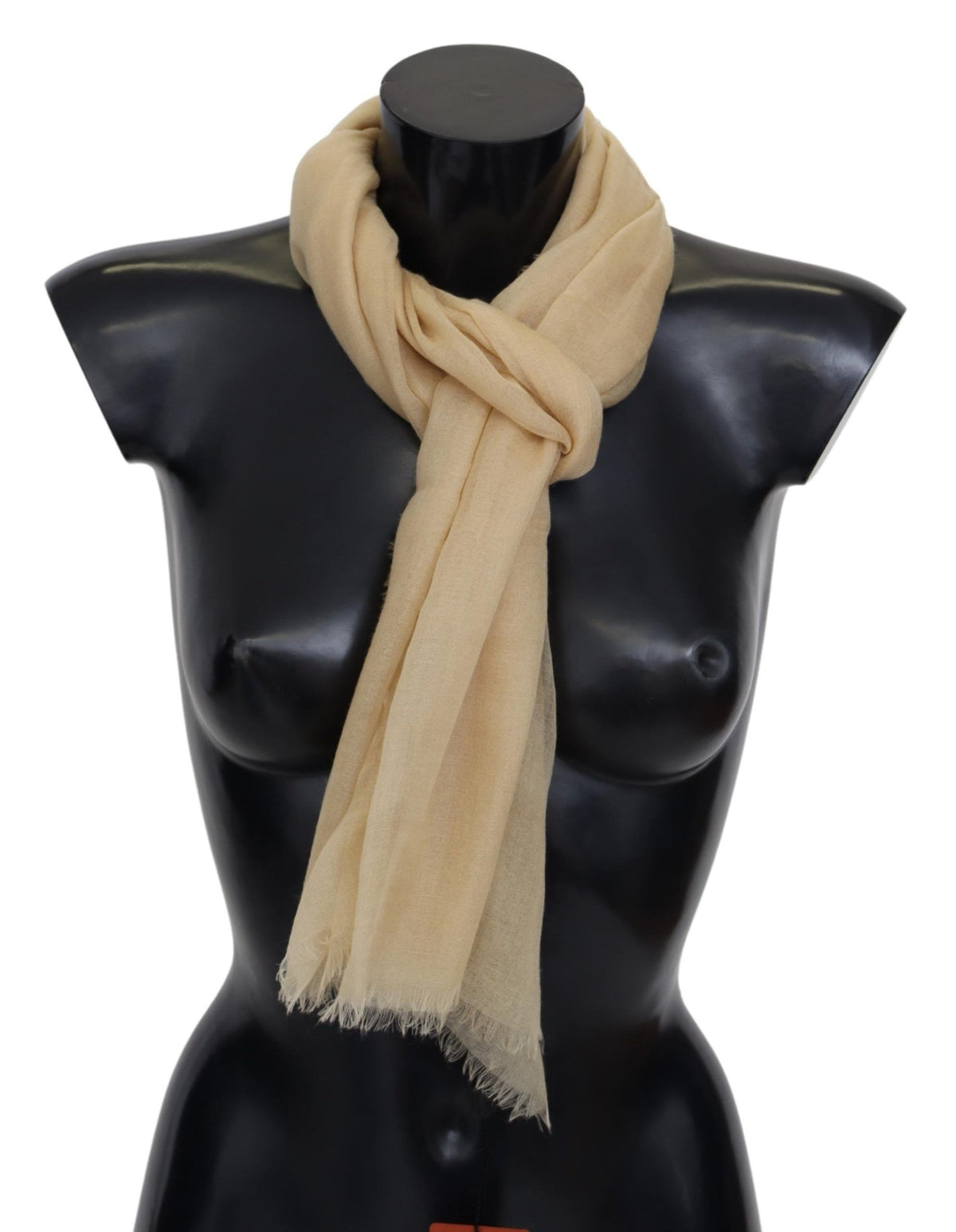 New Missoni Beige Cashmere Unisex Neck Scarf