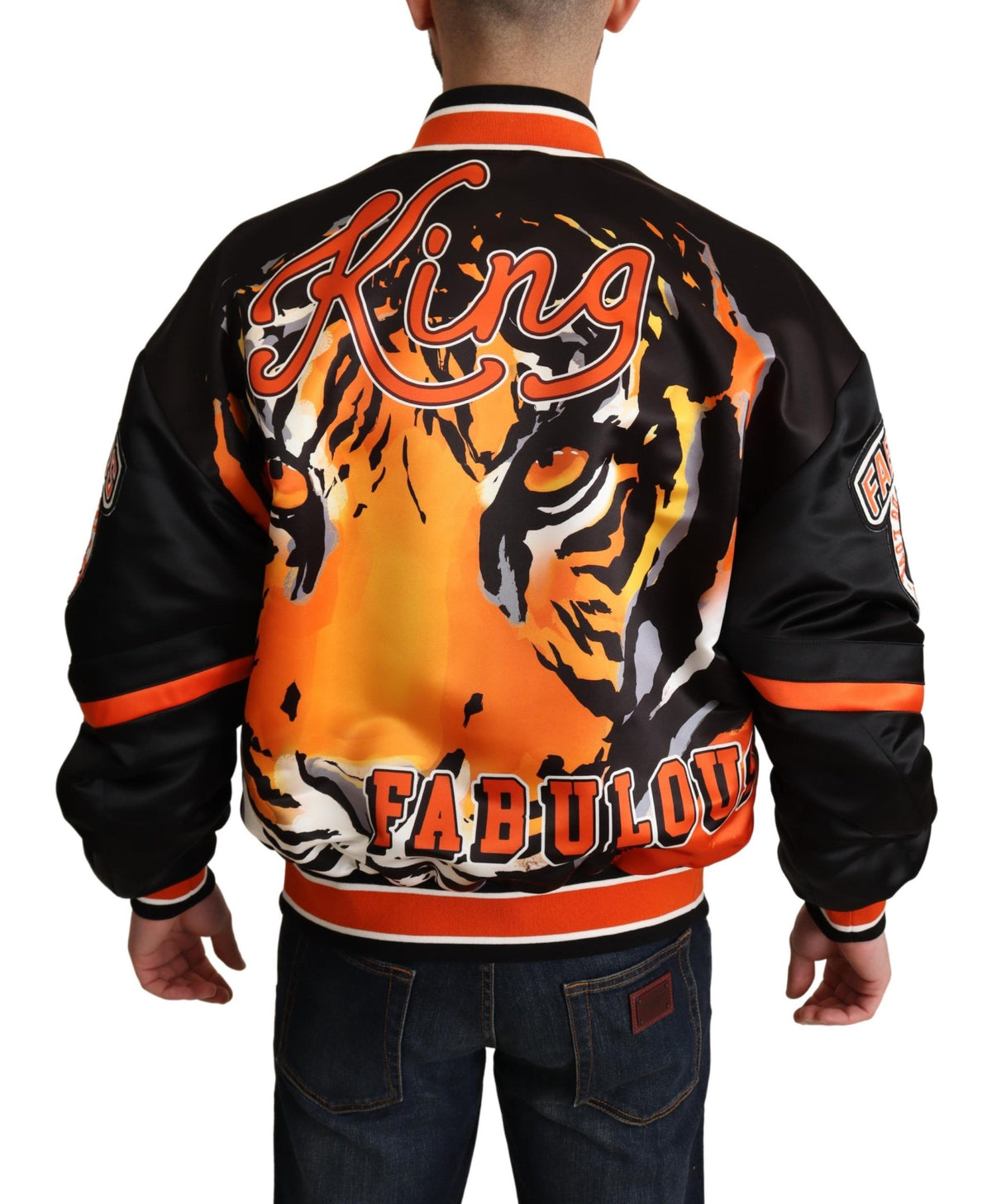 New Dolce & Gabbana Bomber King Logo #DGMILLENNIALS Jacket