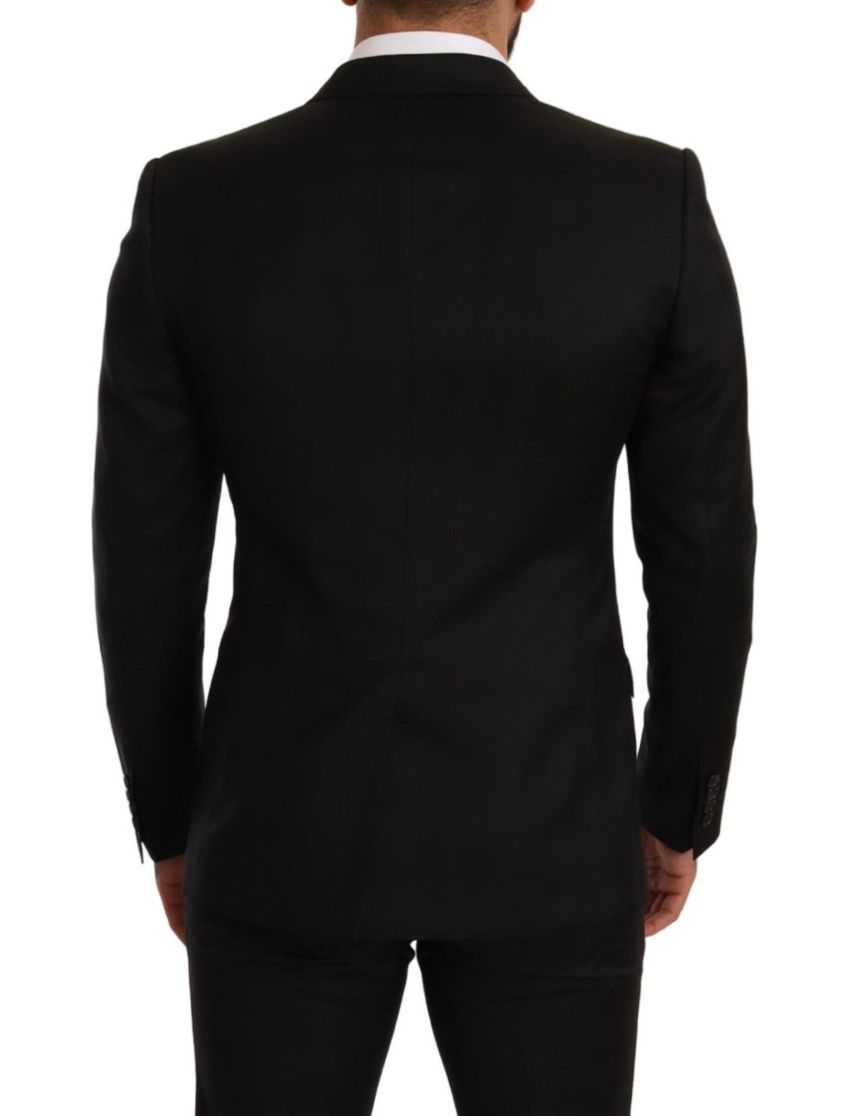 New Dolce & Gabbana Dark Gray Check MARTINI SLIM FIT 2 Piece Suit