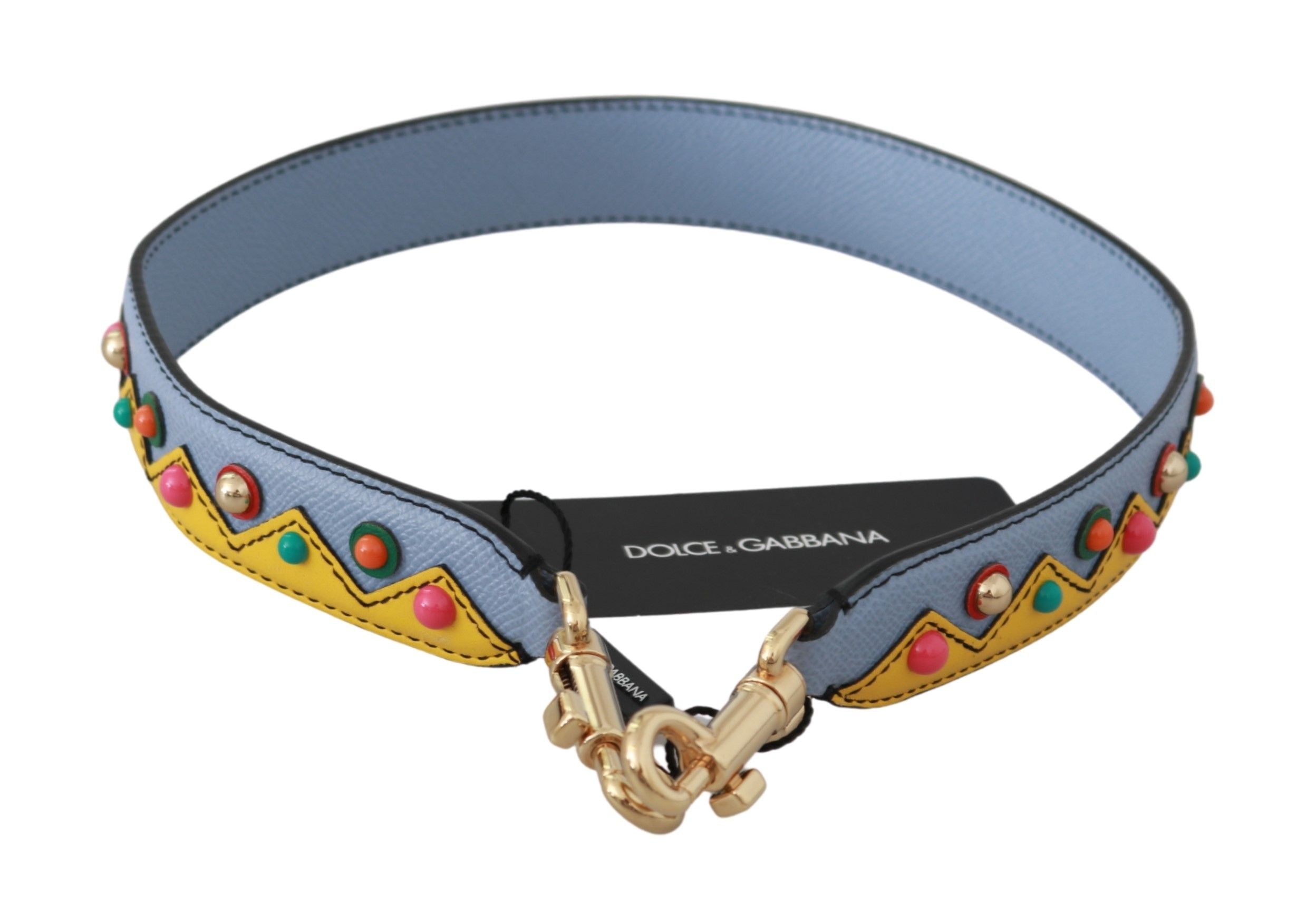 Dolce & Gabbana Blue Handbag Accessory Shoulder Strap Leather, new with tags – image 4 of 4