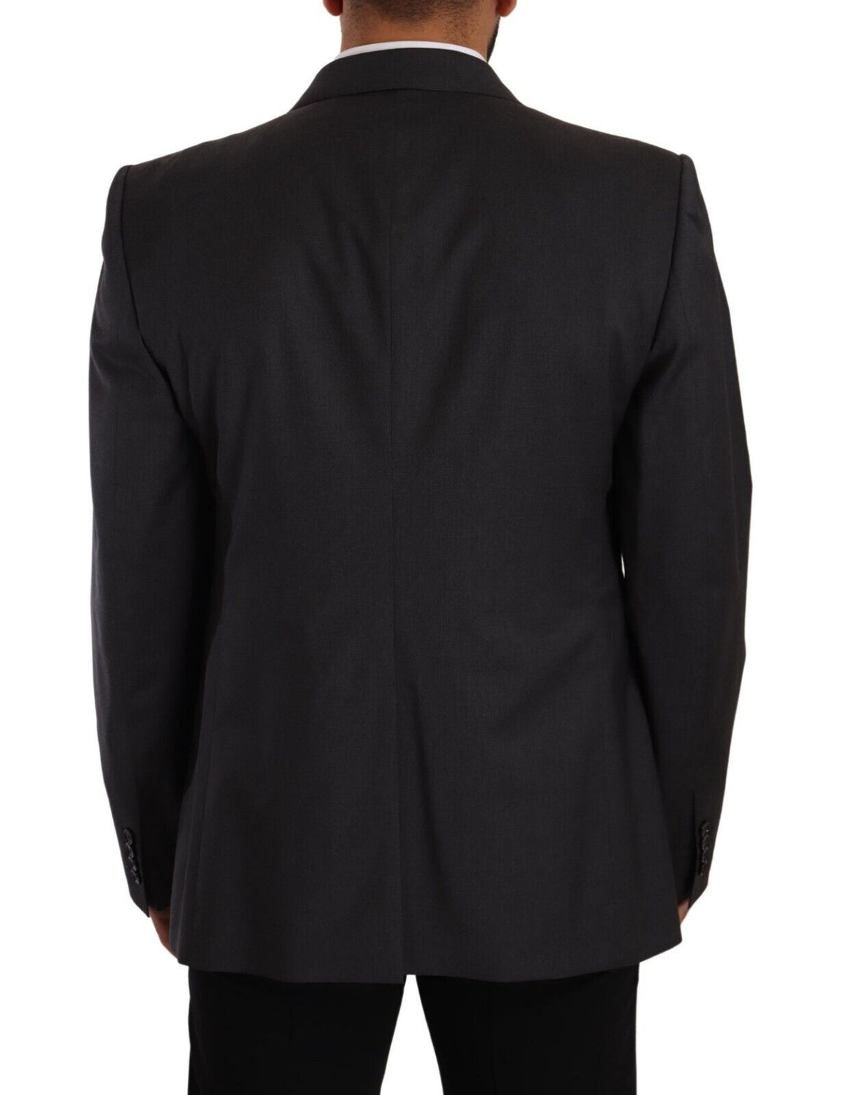 New Dolce & Gabbana Gray Double Breasted 2 Piece SICILIA Blazer