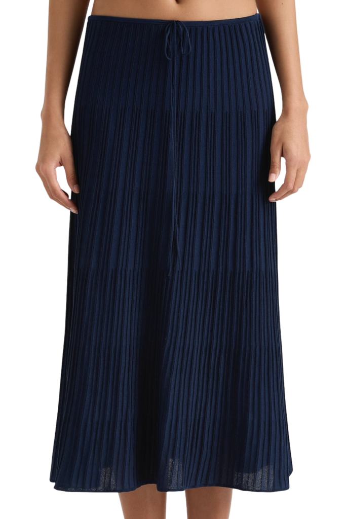 Faithfull Citara Drawstring Midi Skirt