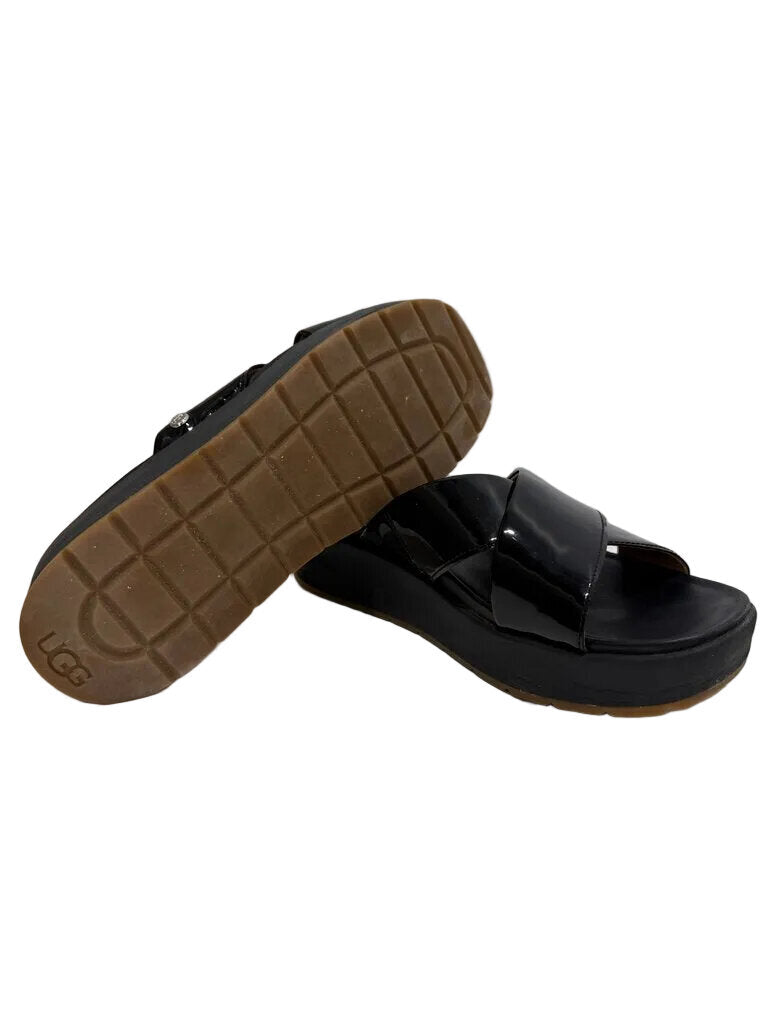 Pre-Owned UGG Black Slide Sandals Women's New