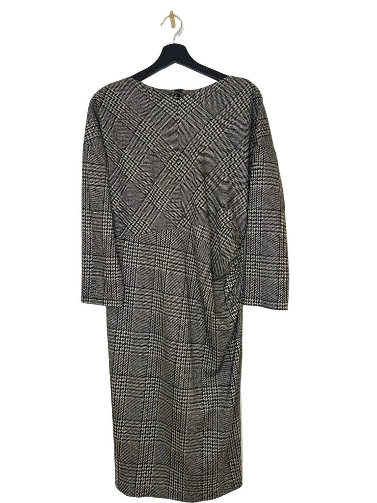 Plaid Long Sleeve Dress