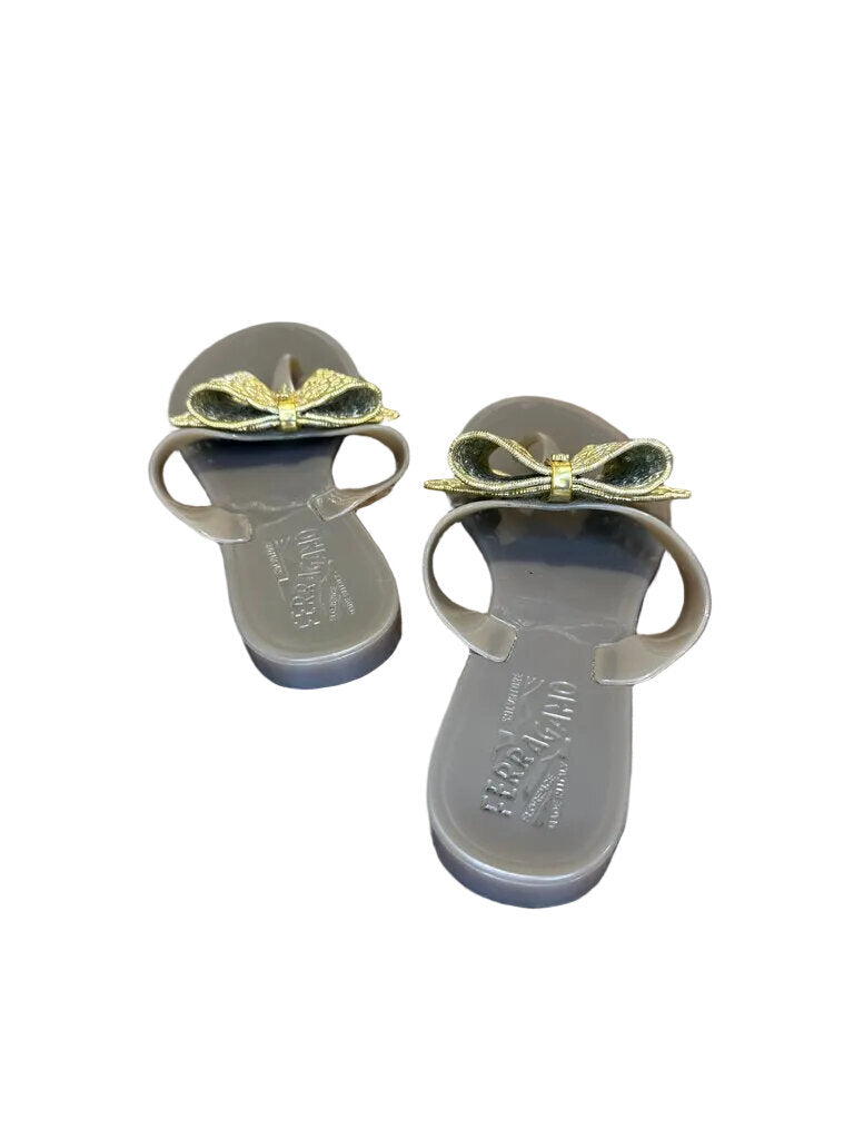 Salvatore Ferragamo Butterfly Flat Sandals