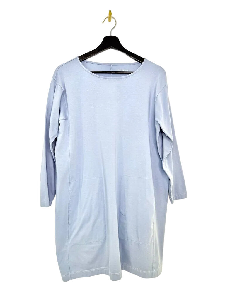 Eileen Fisher Light Blue Tunic Dress