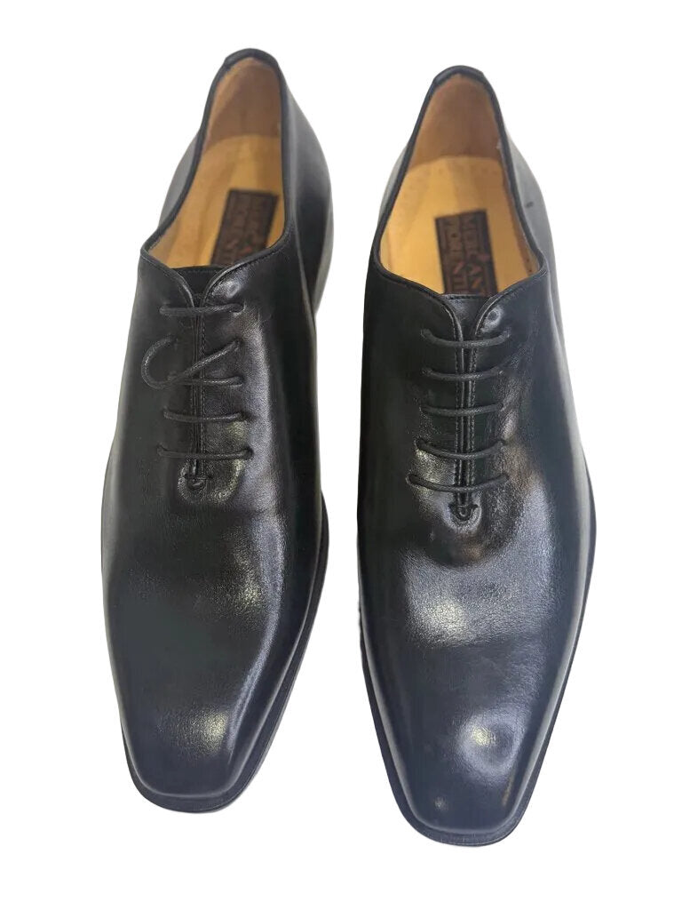 Mercanti Florenti Elegant Black Dress Shoes