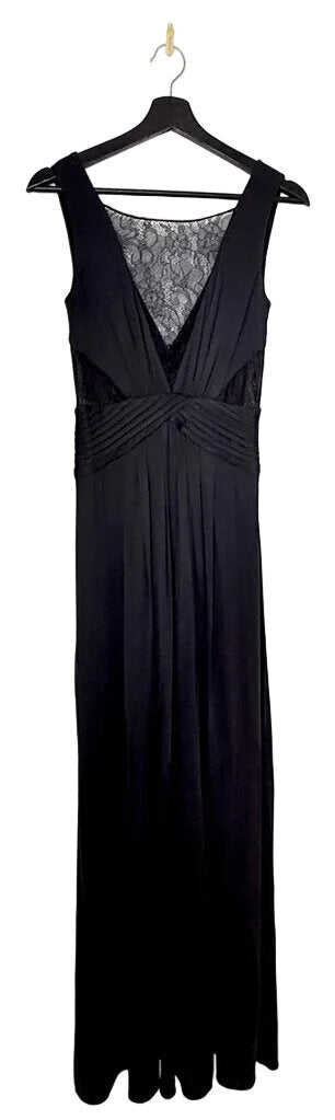 BCBGMAXAZRIA Black Maxi Dress with Lace
