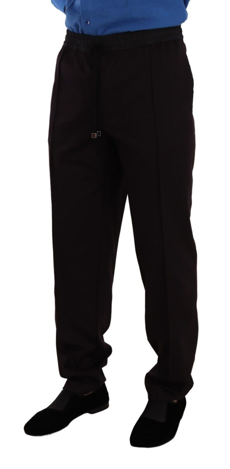 New Dolce & Gabbana Bordeaux Cotton Mens Skinny Trouser Pants