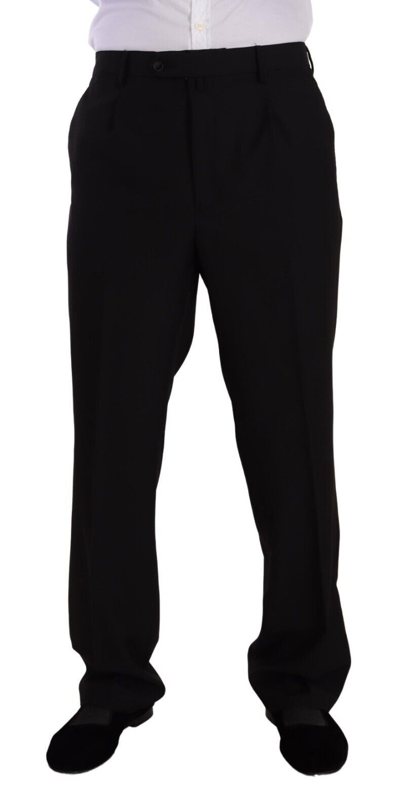 Domenico Tagliente Black Single Breasted Formal Suit