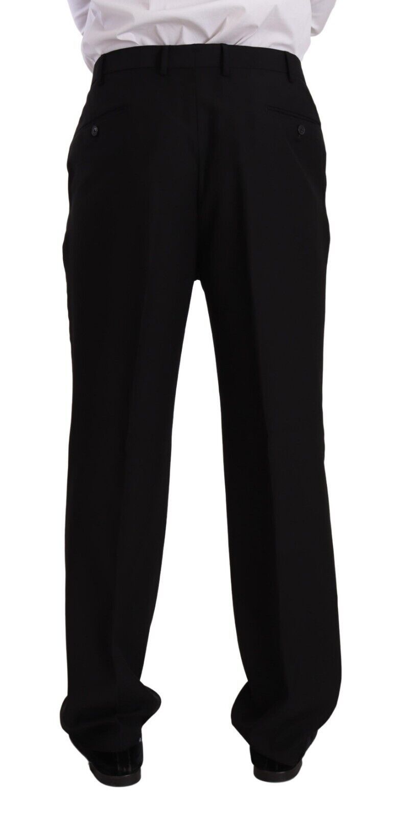 Domenico Tagliente Black Single Breasted Formal Suit