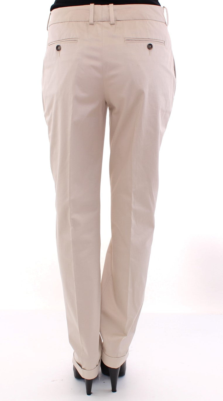 Dolce & Gabbana Beige Cotton Chinos Pants - PreLoved & Luxe