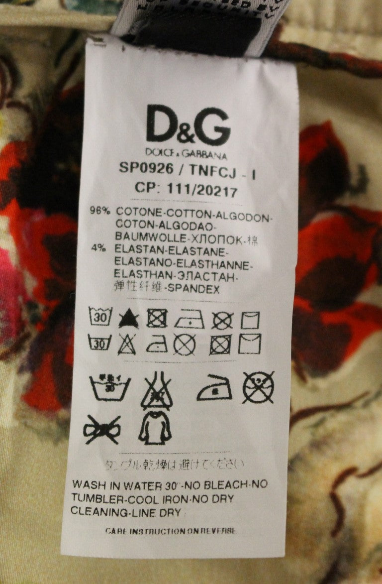 Dolce & Gabbana Beige Cotton Chinos Pants - PreLoved & Luxe