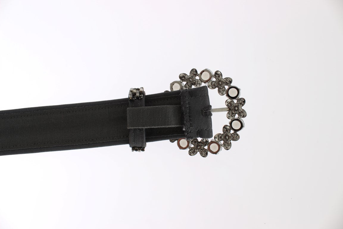 Dolce & Gabbana Crystal Buckle Sequined Waist Belt - PreLoved & Luxe