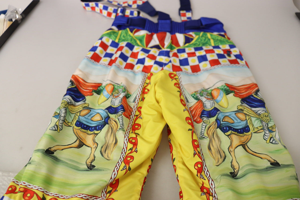 New Dolce & Gabbana Printed Snow Trouser Pants