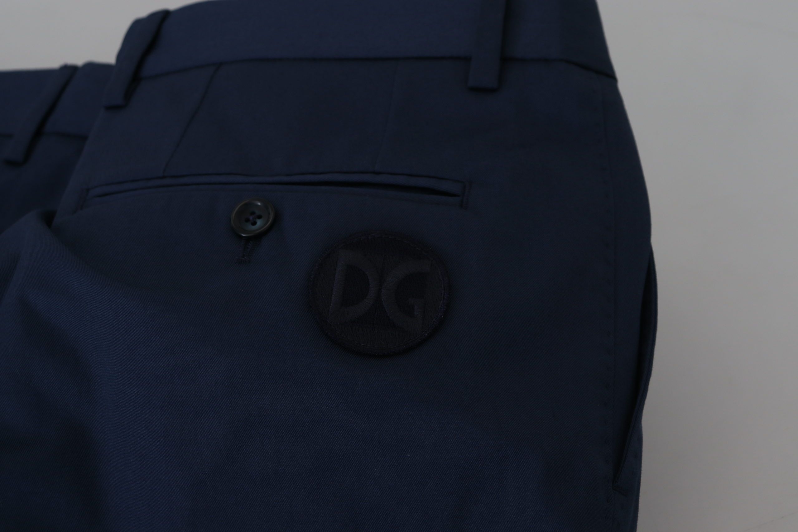 New Dolce & Gabbana Blue Chinos Cotton Stretch Casual Shorts