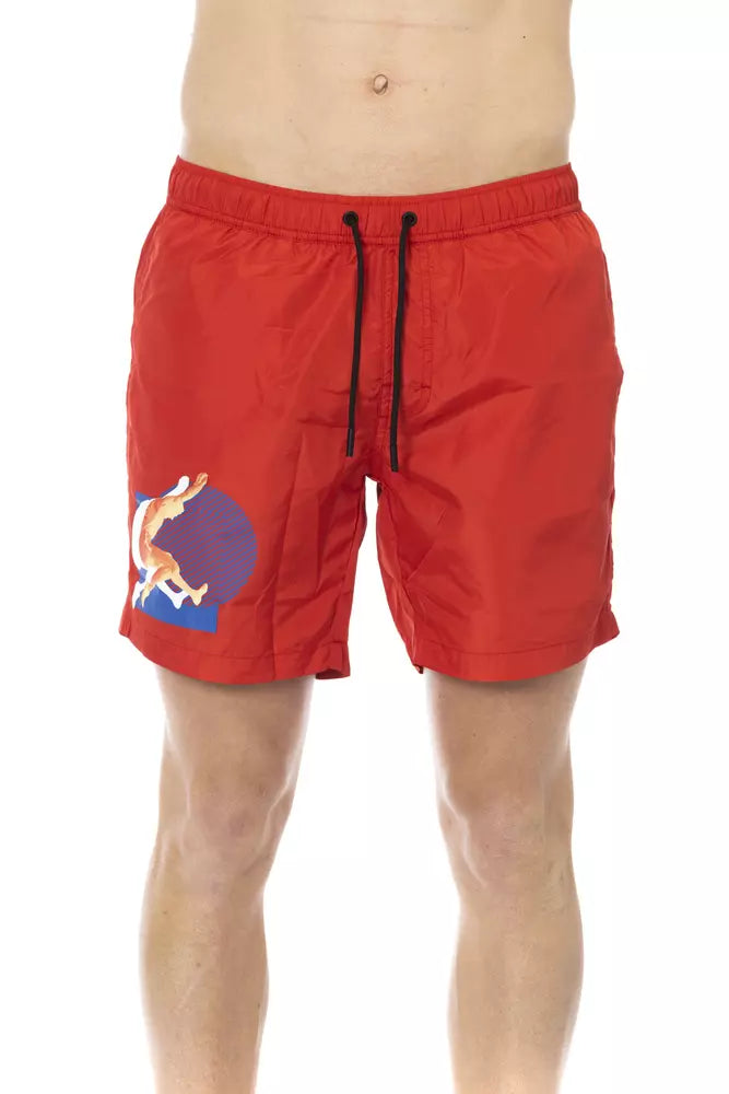 Bikkembergs Red Men Swim Short