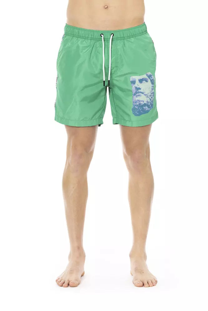 Bikkembergs Green Men Swim Short