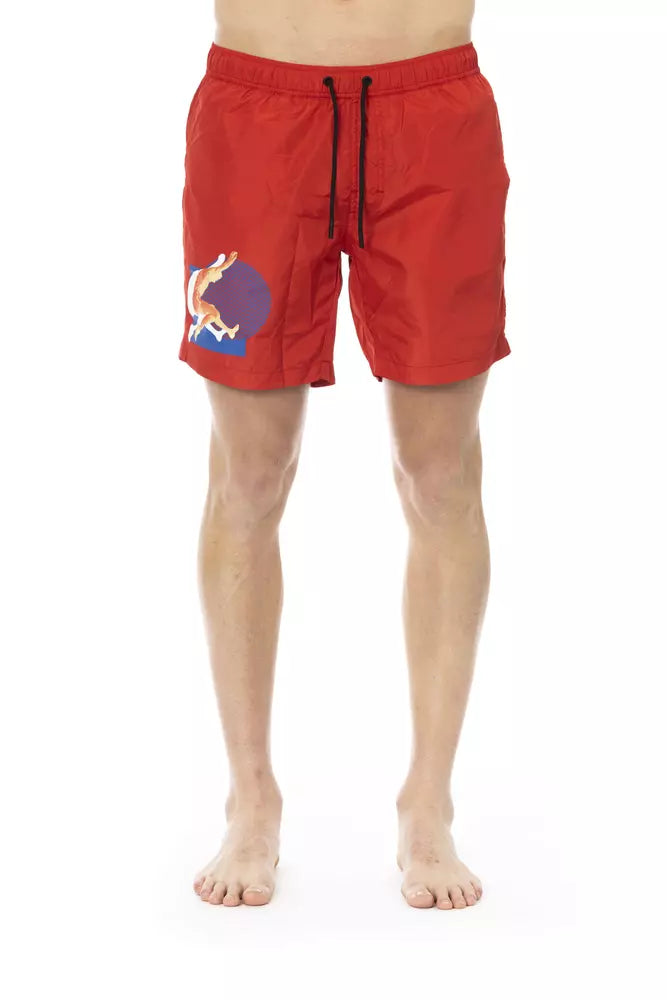 Bikkembergs Red Men Swim Short