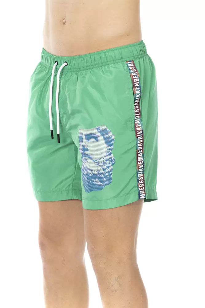 Bikkembergs Green Men Swim Short